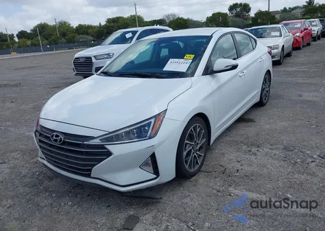 2019 Hyundai Elantra Limited from USA, damaged, VIN 5NPD84LF5KH446507